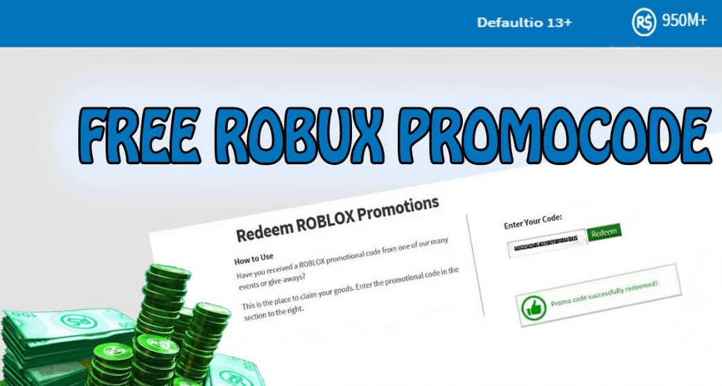 promo code generator for robux